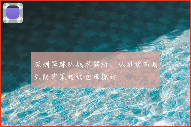 深圳篮球队战术解析：从进攻布局到防守策略的全面探讨