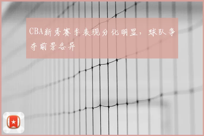CBA新秀赛季表现分化明显,球队争夺前景各异