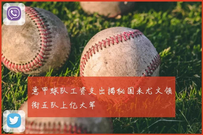 意甲球队工资支出揭秘国米尤文领衔五队上亿大军