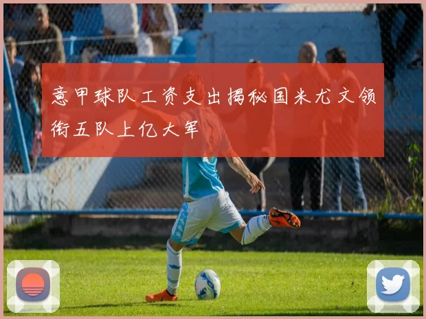 意甲球队工资支出揭秘国米尤文领衔五队上亿大军