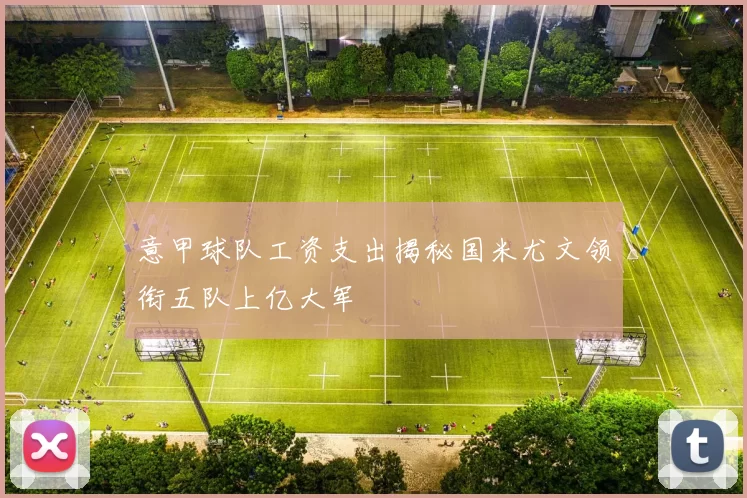 意甲球队工资支出揭秘国米尤文领衔五队上亿大军